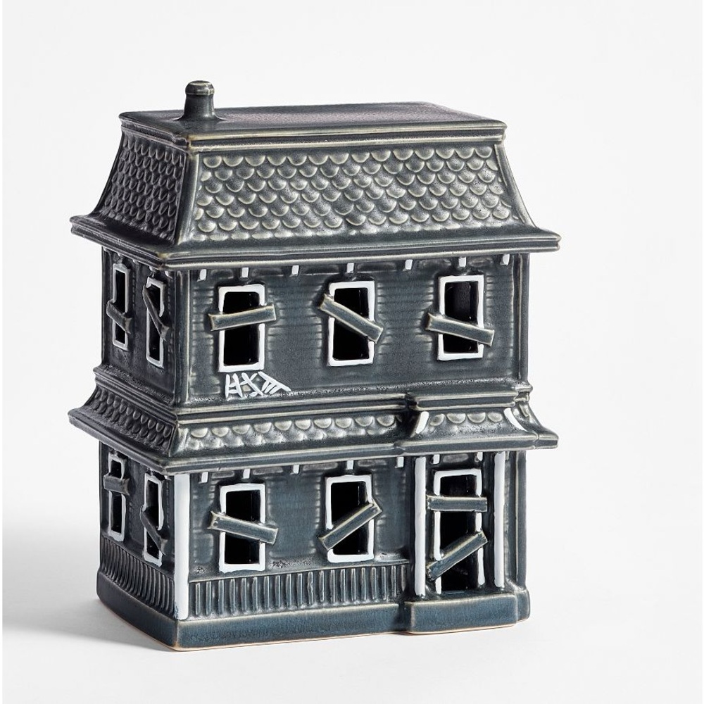 Pottery Barn Ceramic Haunted Medium House BNIB